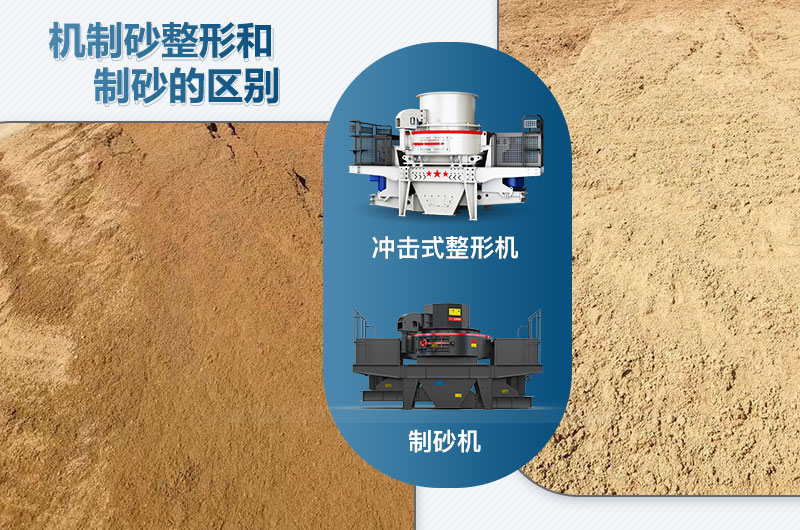 沖擊式整形機和制砂機的區(qū)別是什么？